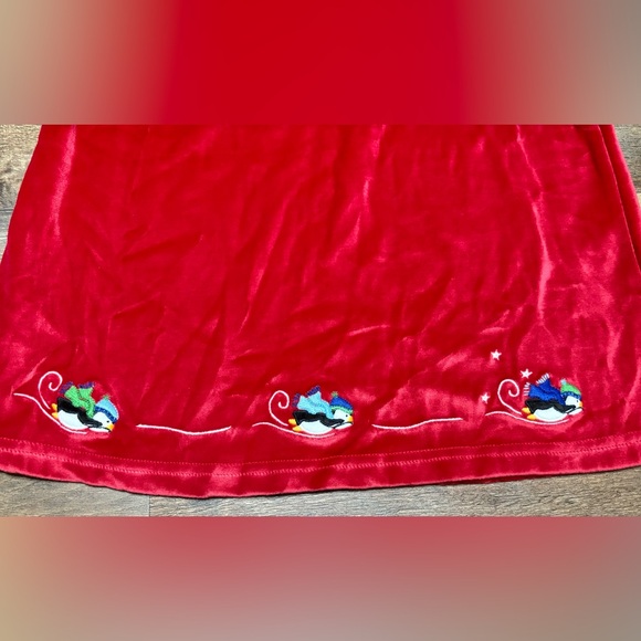 NWT Gymboree Velour Penguin Playground Nightgown 12 18 months Adorable Baby ❤️ - Picture 3 of 4